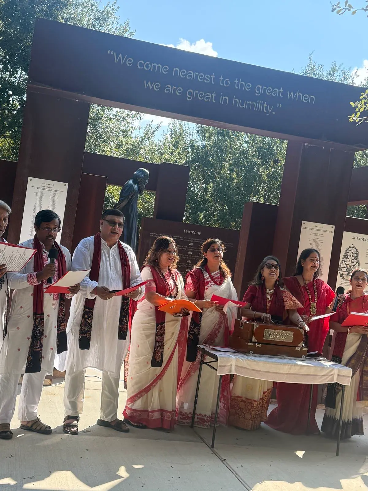 Community members gathered at tagore grove â An Inspiring Conversation with Dr. Rabindra Chakraborty