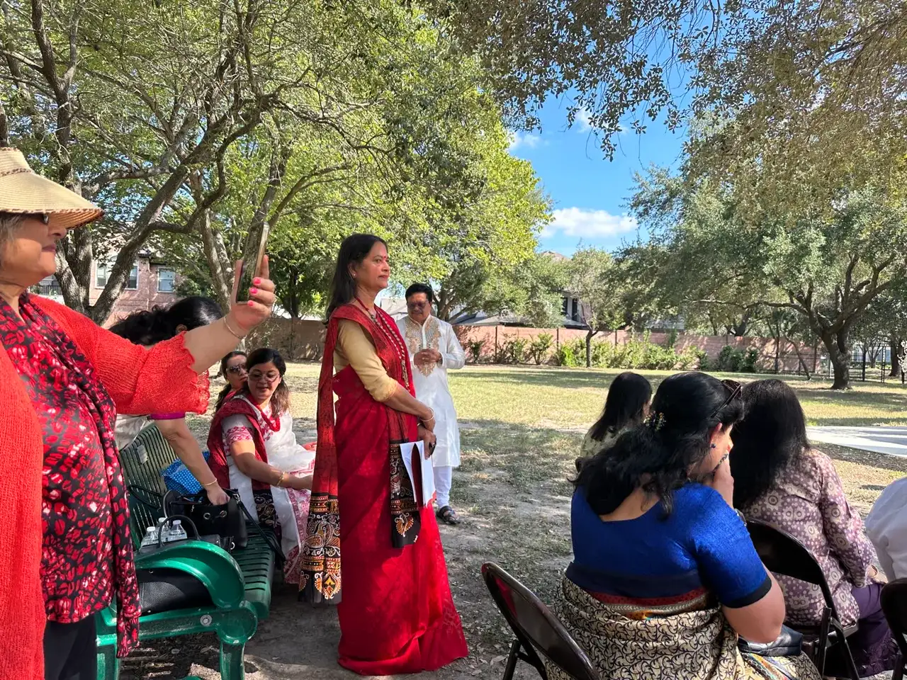 Attendees sharing a moment â An Inspiring Conversation with Dr. Rabindra Chakraborty